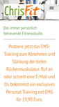 Mobile Screenshot of chris-fit.net