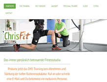 Tablet Screenshot of chris-fit.net
